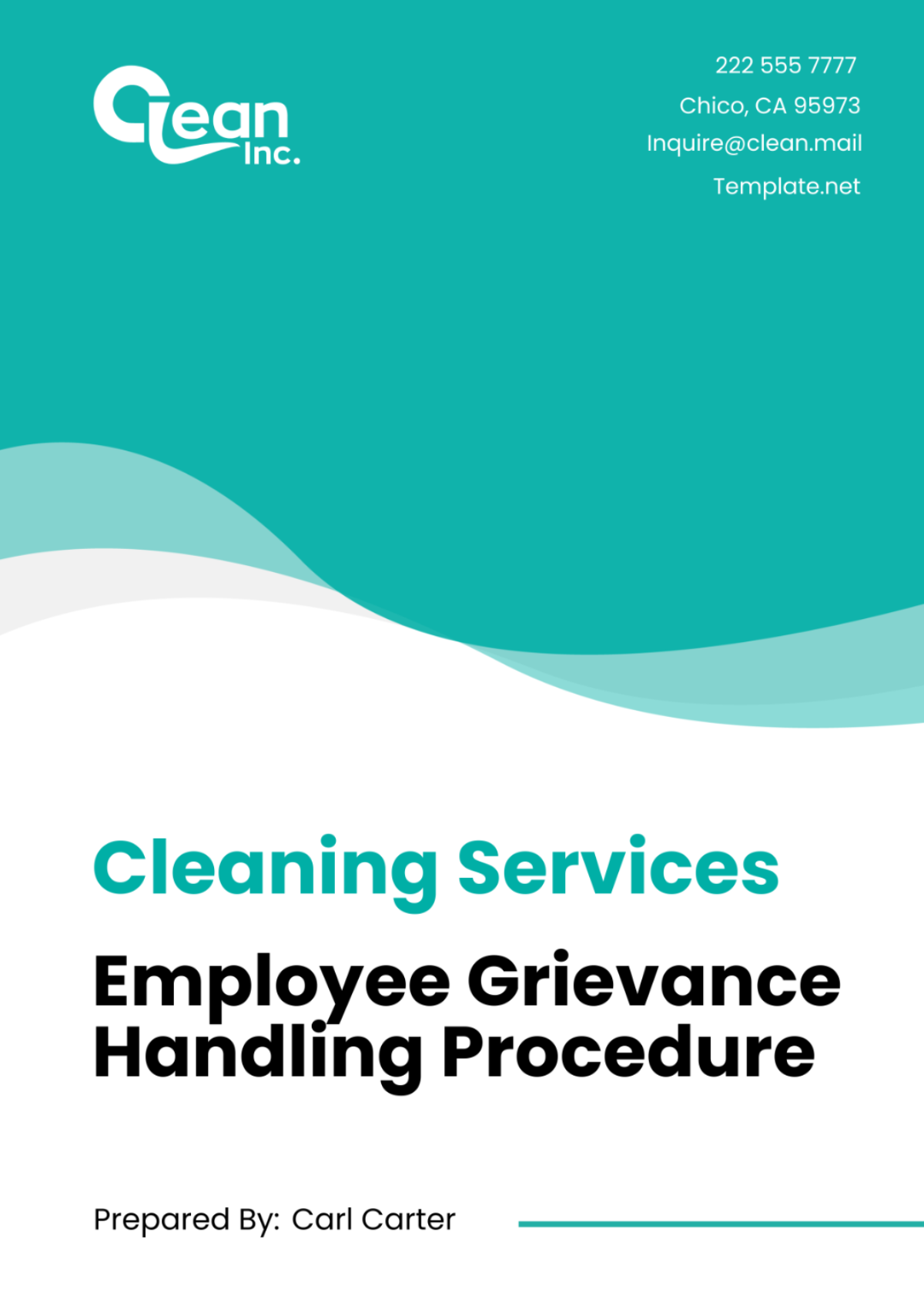 Cleaning Services Employee Grievance Handling Procedure Template - Edit Online & Download