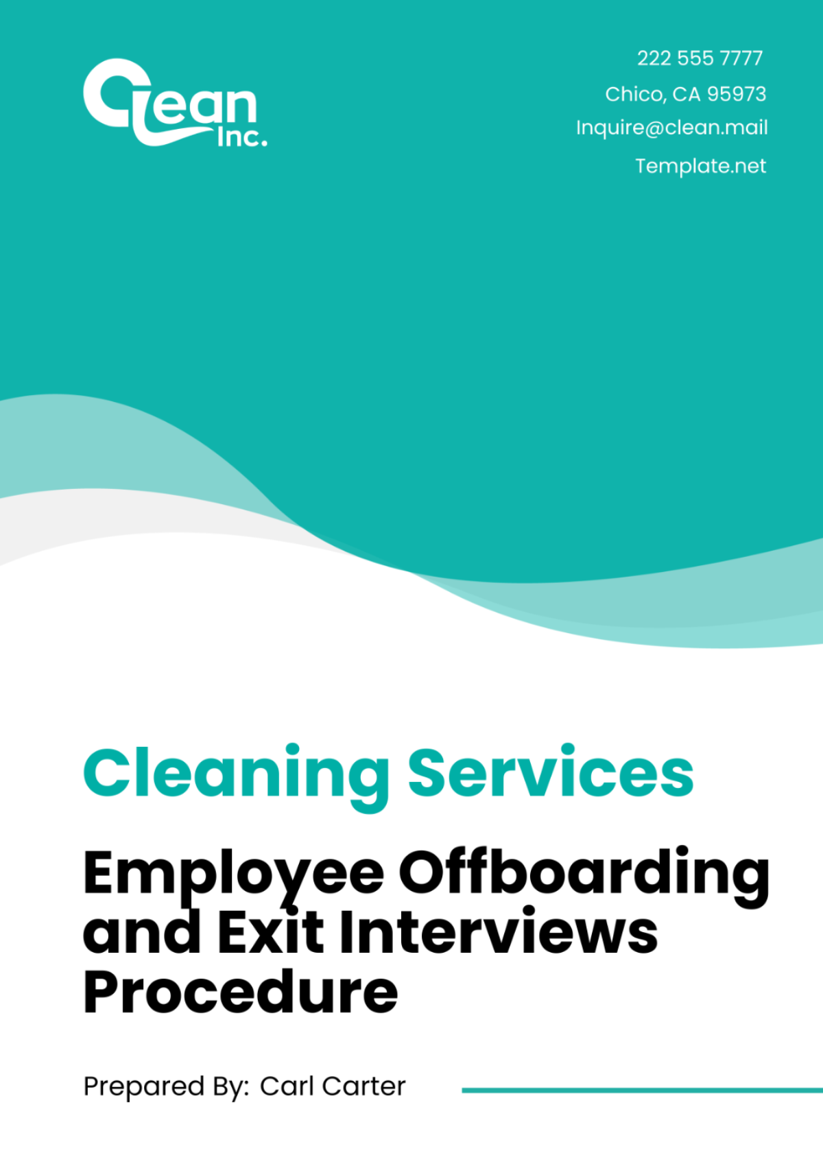 Cleaning Services Employee Offboarding and Exit Interviews Procedure Template