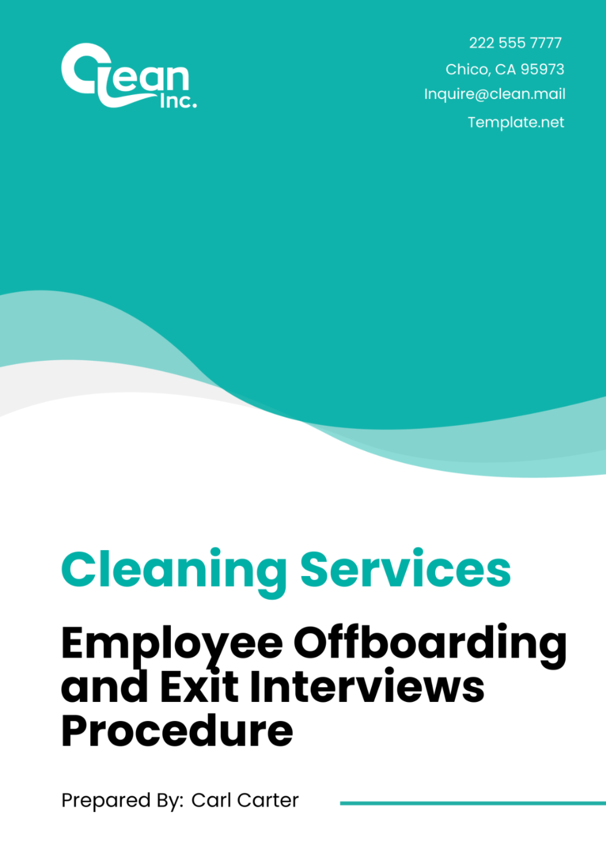 Cleaning Services Employee Offboarding and Exit Interviews Procedure Template - Edit Online & Download