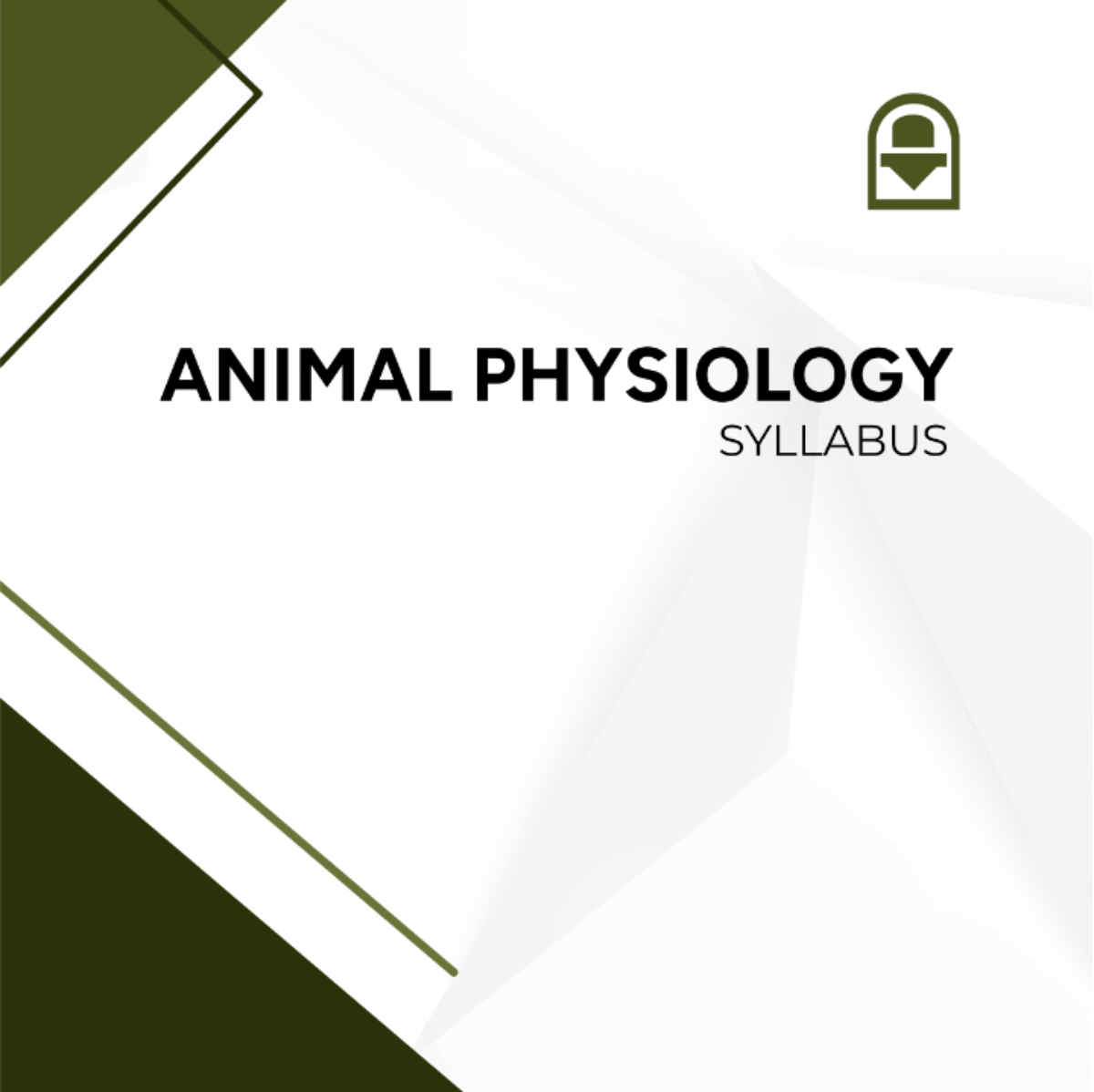 Animal Physiology Syllabus Template - Edit Online & Download Example