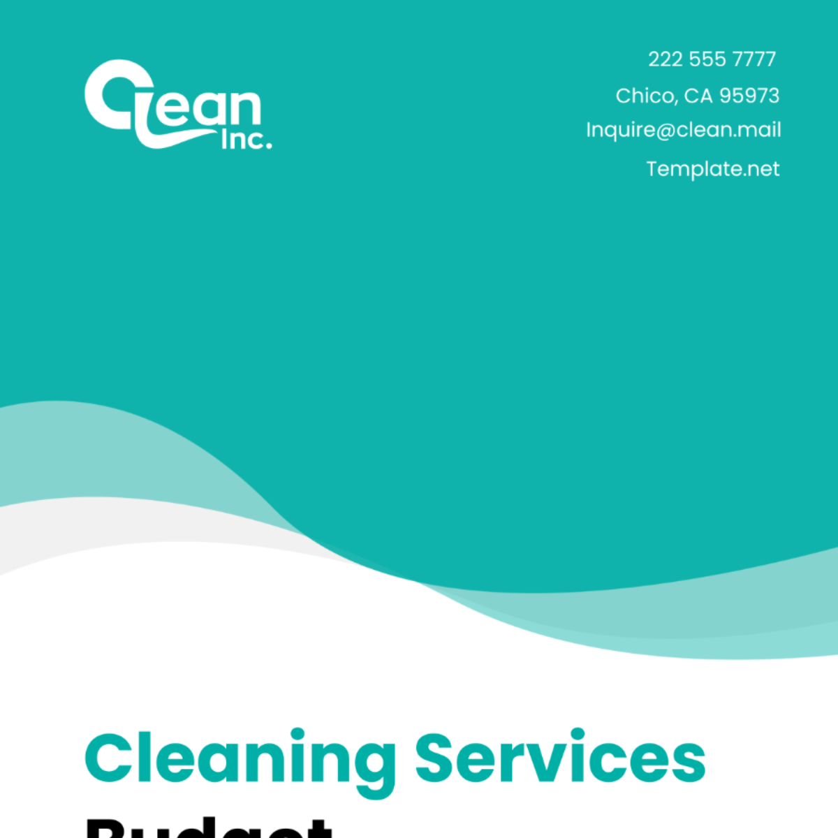 Cleaning Services Budget Management Guide for Supervisors Template