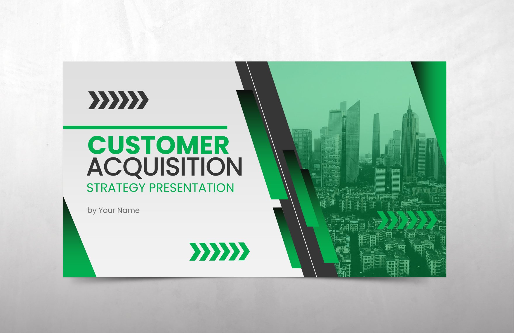 Customer Acquisition Strategy Presentation Template