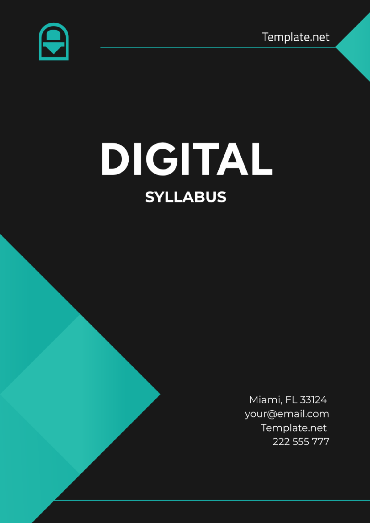 Digital Syllabus Template