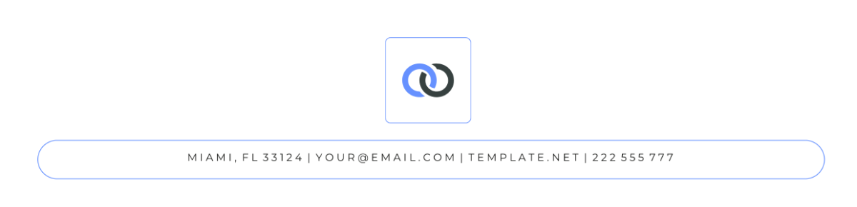 Minimalist Email Header