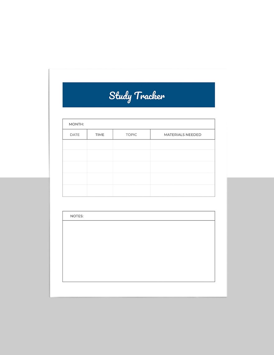 Printable College Planner Template Example