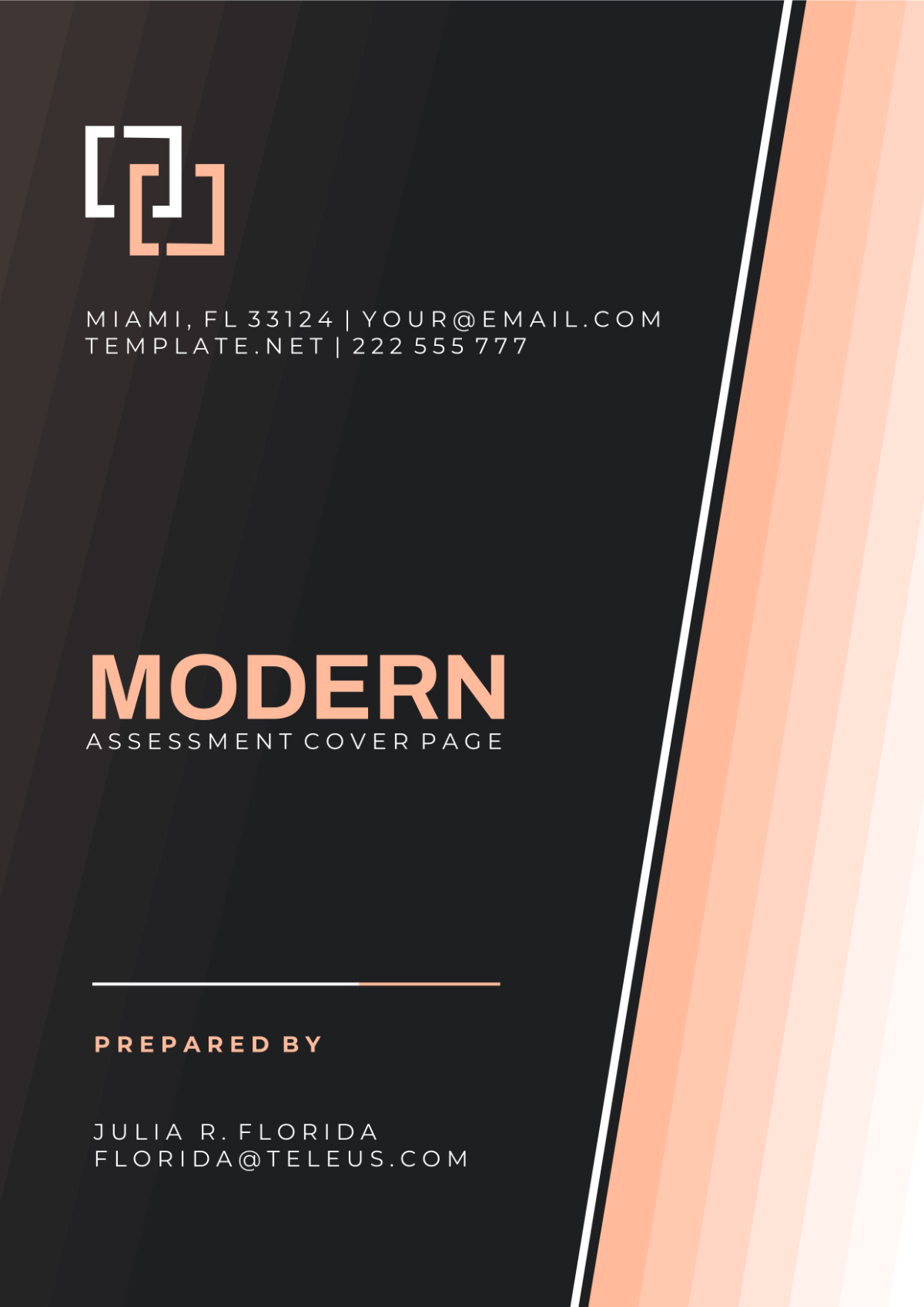 Modern Assessment Cover Page