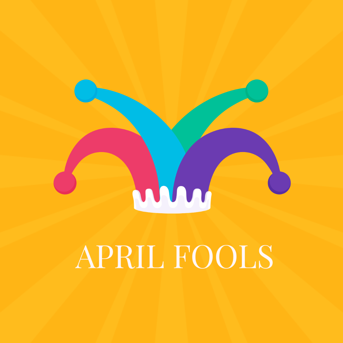 Free April Fools’ Day Symbol Template