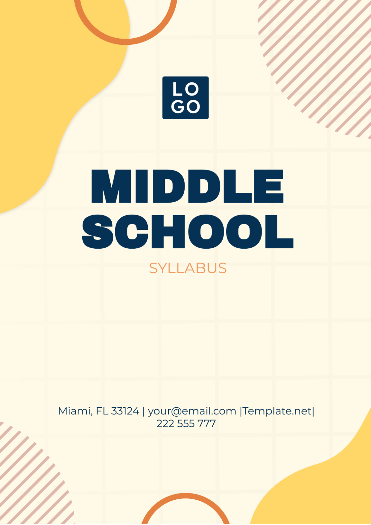 Middle School Band Syllabus Template