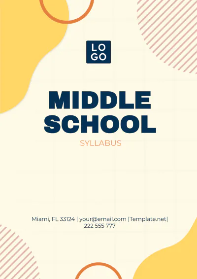 Free Middle School Band Syllabus Template to Edit Online