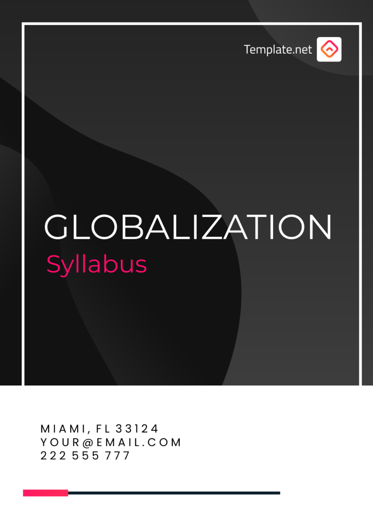 Free Globalization Syllabus Template To Edit Online