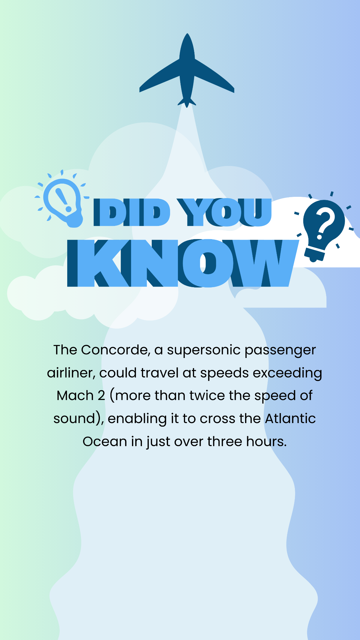 Did You Know Plane Instagram Post 