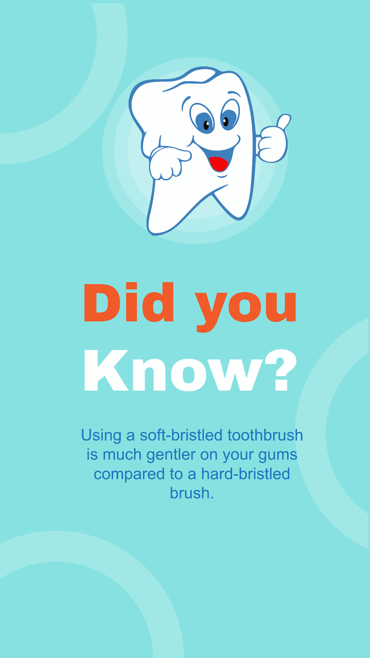 Did You Know Brushing Teeth Instagram Post  Template