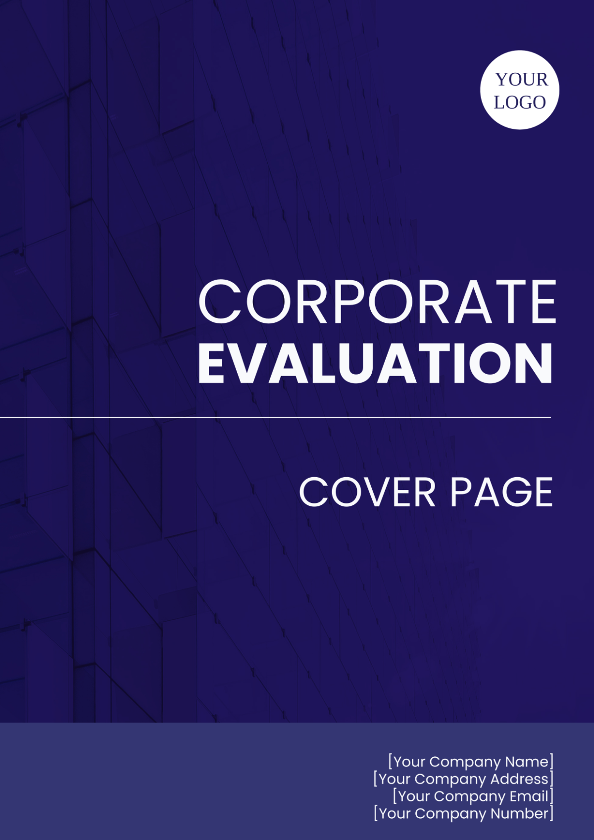 Corporate Evaluation Cover Page