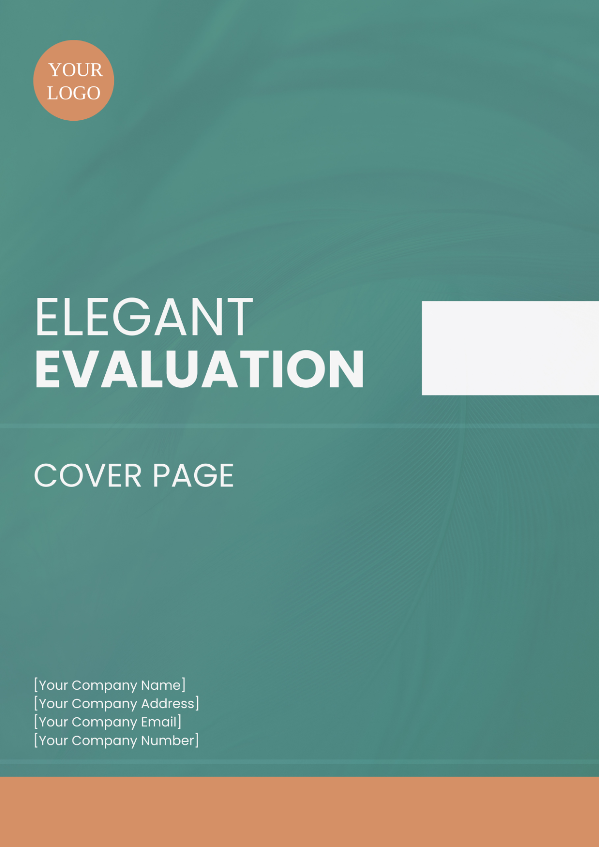 Elegant Evaluation Cover Page