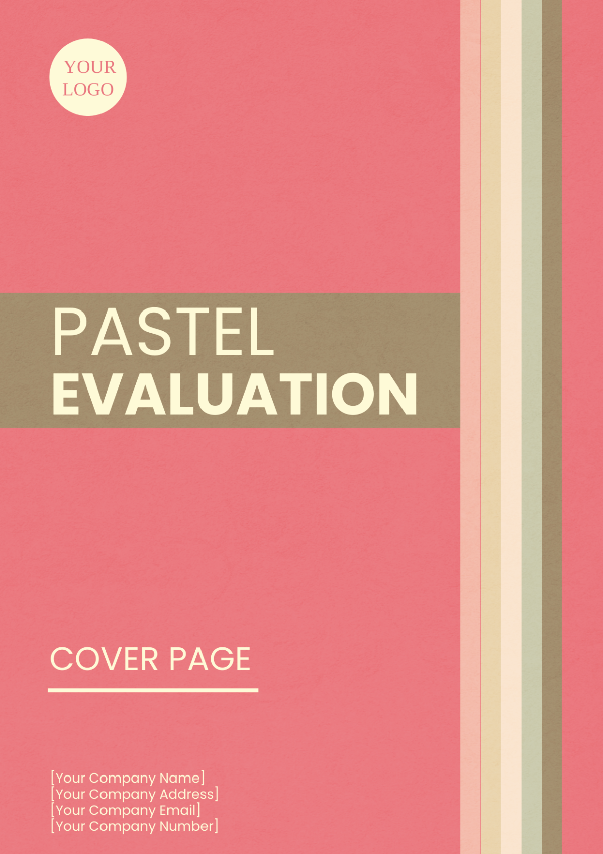 Pastel Evaluation Cover Page