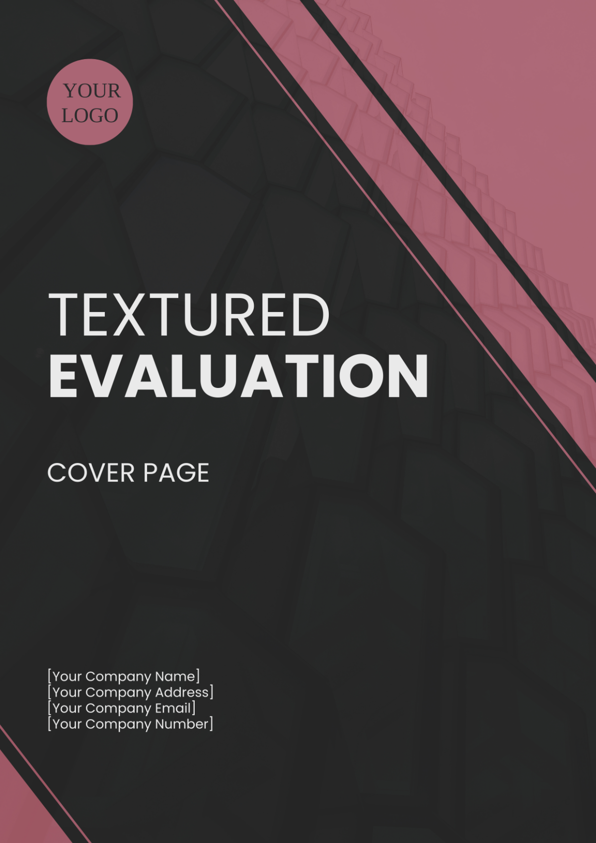 Textured Evaluation Cover Page