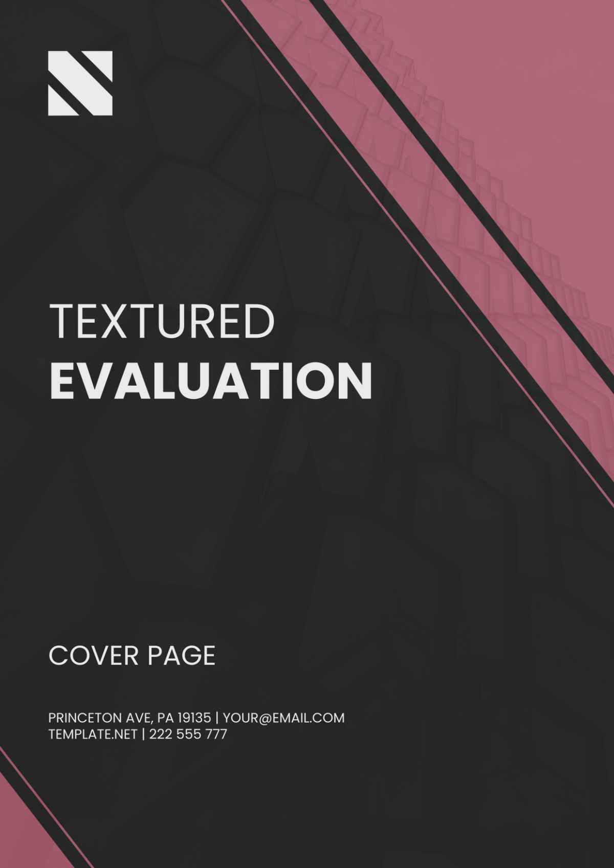 Textured Evaluation Cover Page