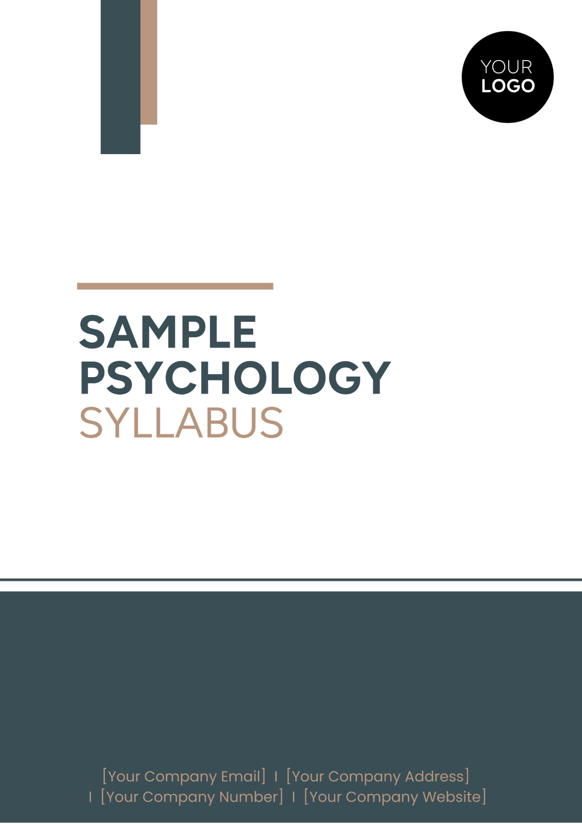 Sample Psychology Syllabus Template - Edit Online & Download