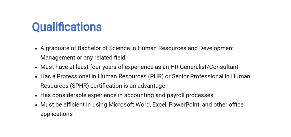 Free Human Resource Consultant Job Description Template 5.jpe