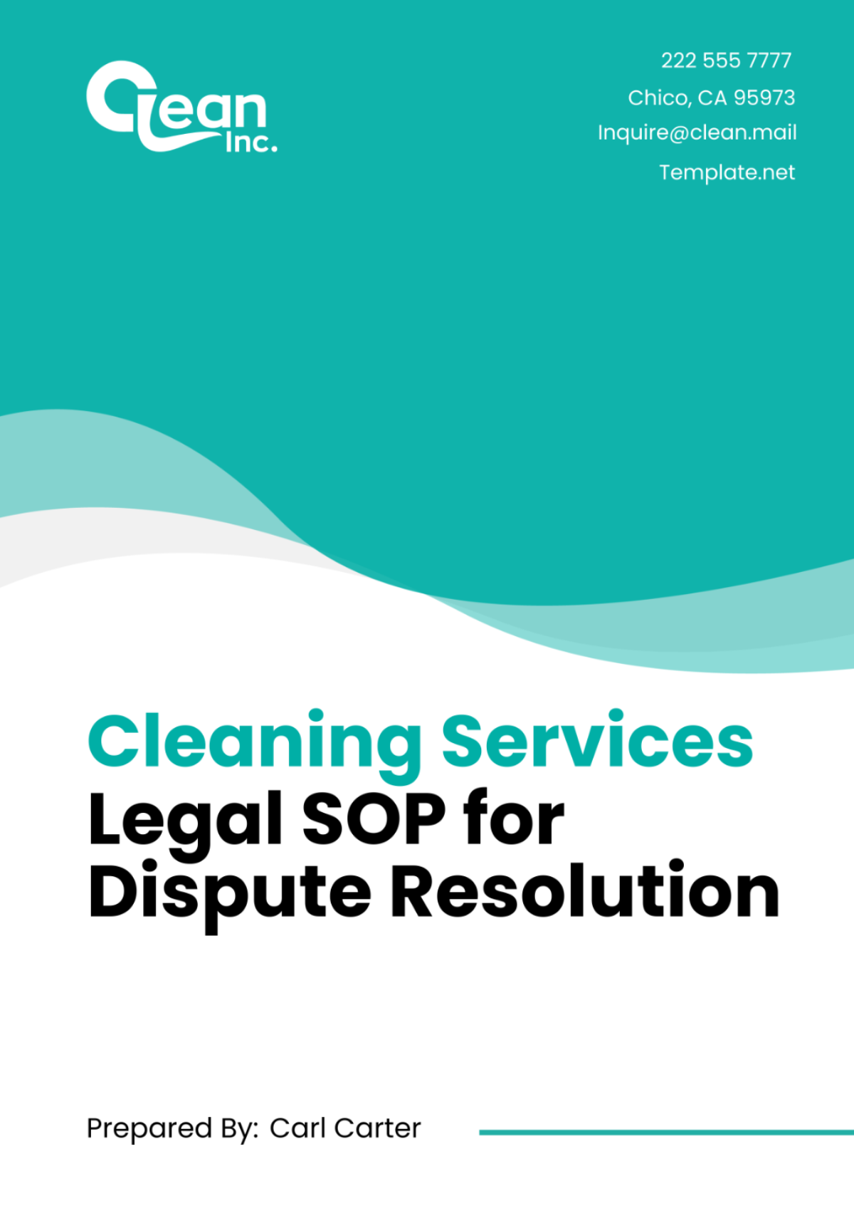 Cleaning Services Legal SOP for Dispute Resolution Template - Edit Online & Download