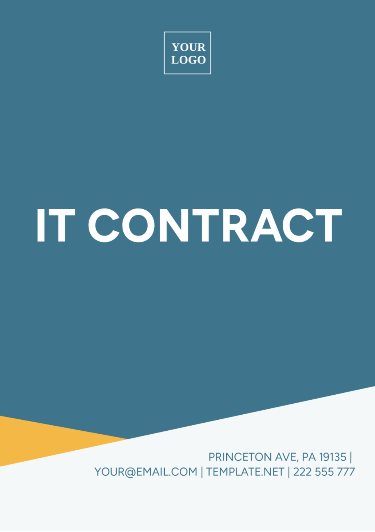 IT Contract Template - Edit Online & Download