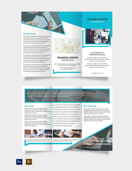 Download 9+ Training Brochure Templates - Word | PSD | InDesign | Apple ...