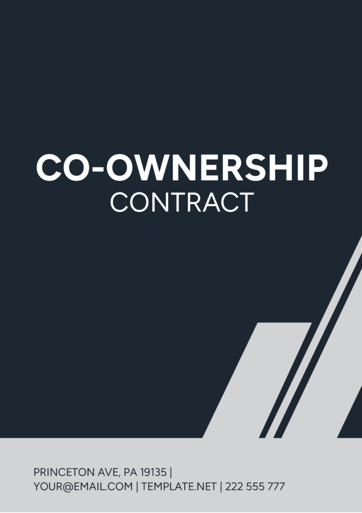 Co-Ownership Contract Template - Edit Online & Download