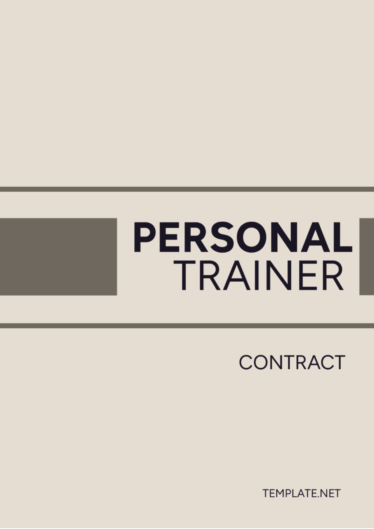 Personal Trainer Contract Template - Edit Online & Download