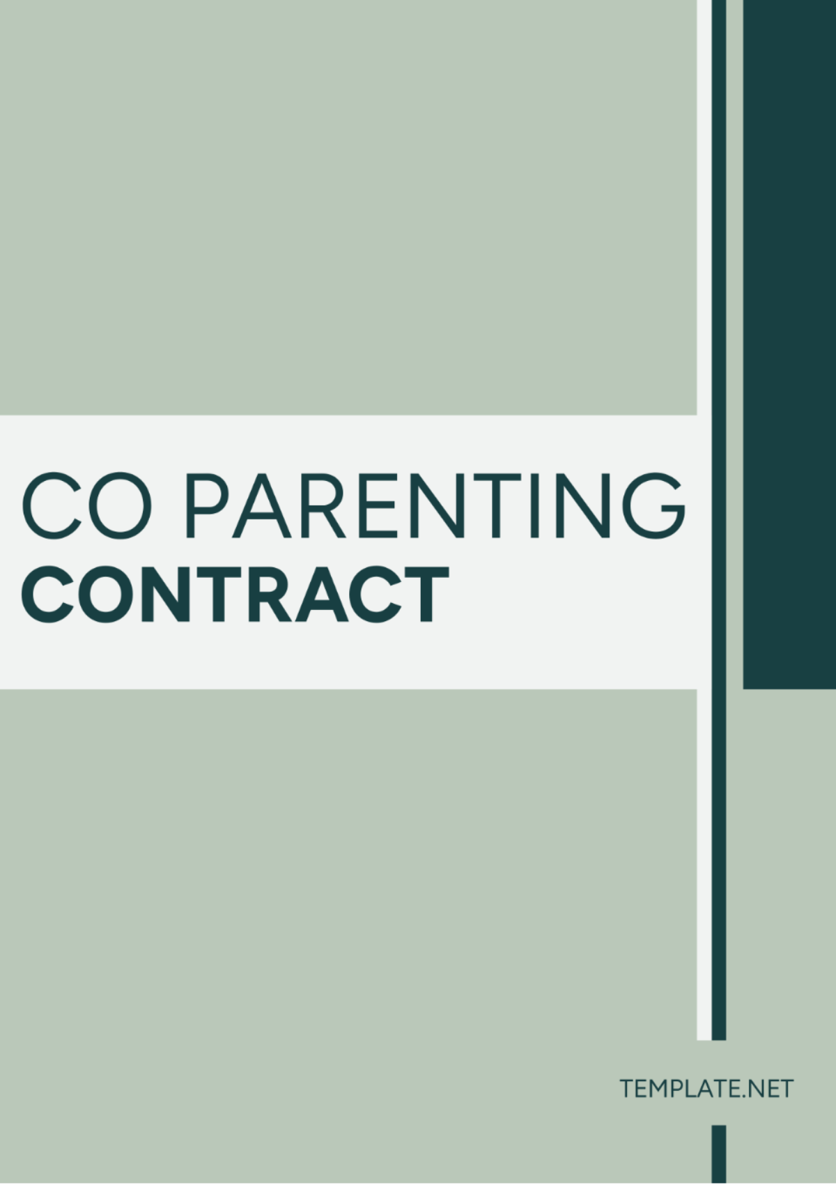 Co Parenting Contract Template - Edit Online & Download