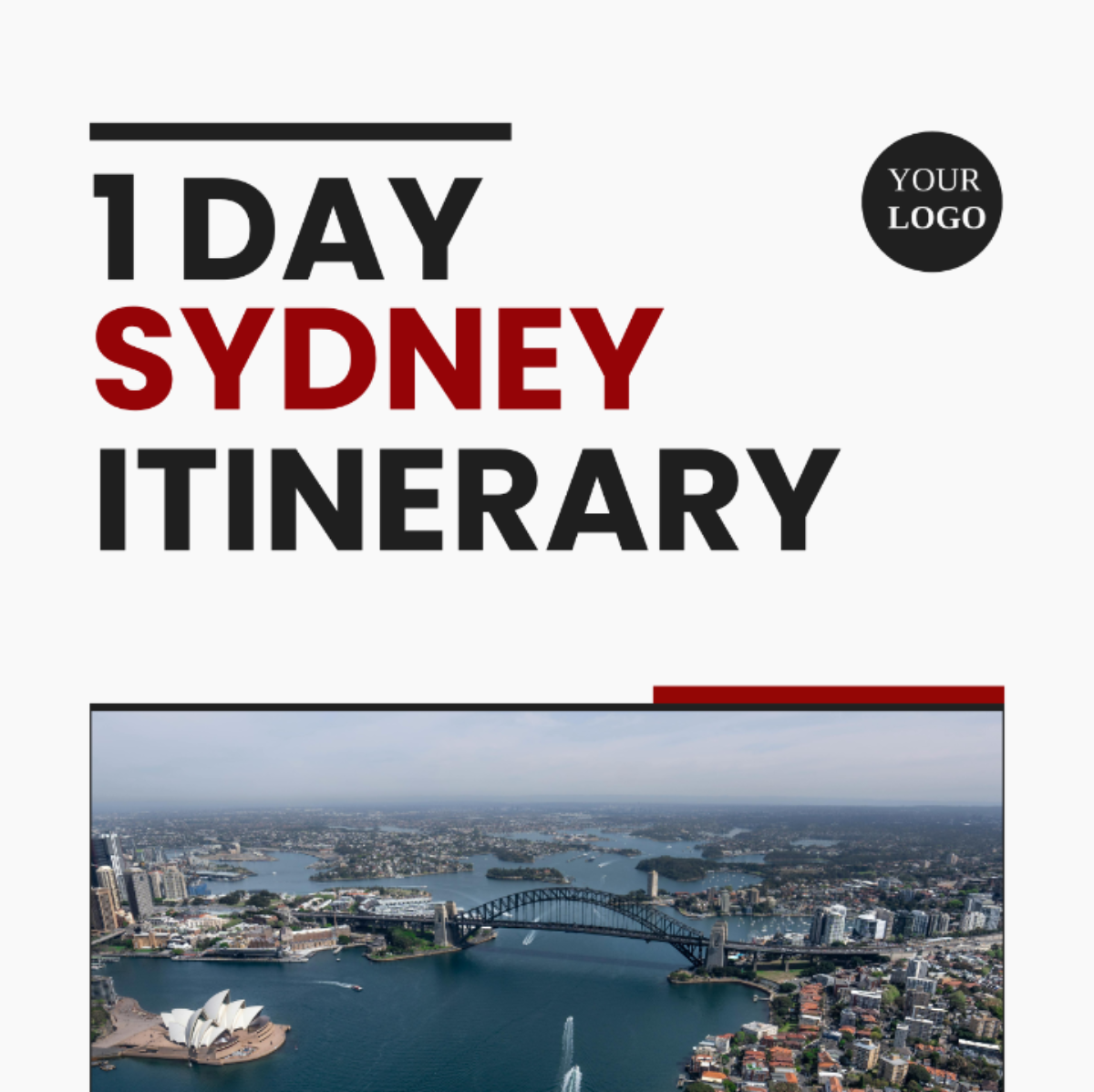 1 Day Sydney Itinerary Template - Edit Online & Download