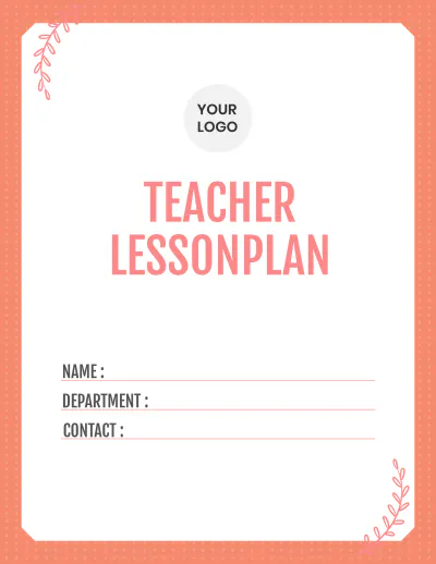Free Teacher Lesson Planner Template to Edit Online