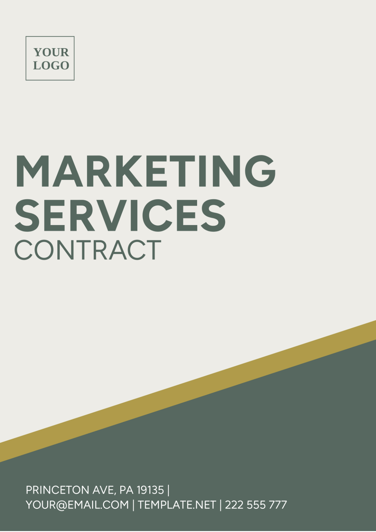 Marketing Services Contract Template - Edit Online & Download