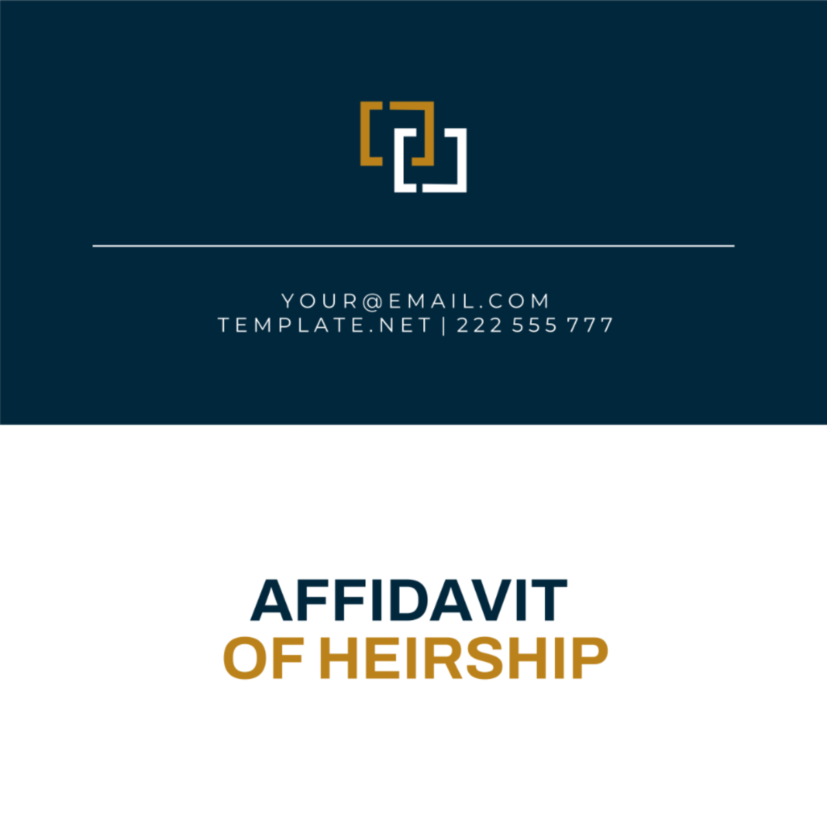 District of Columbia Affidavit of Heirship Template - Edit Online & Download