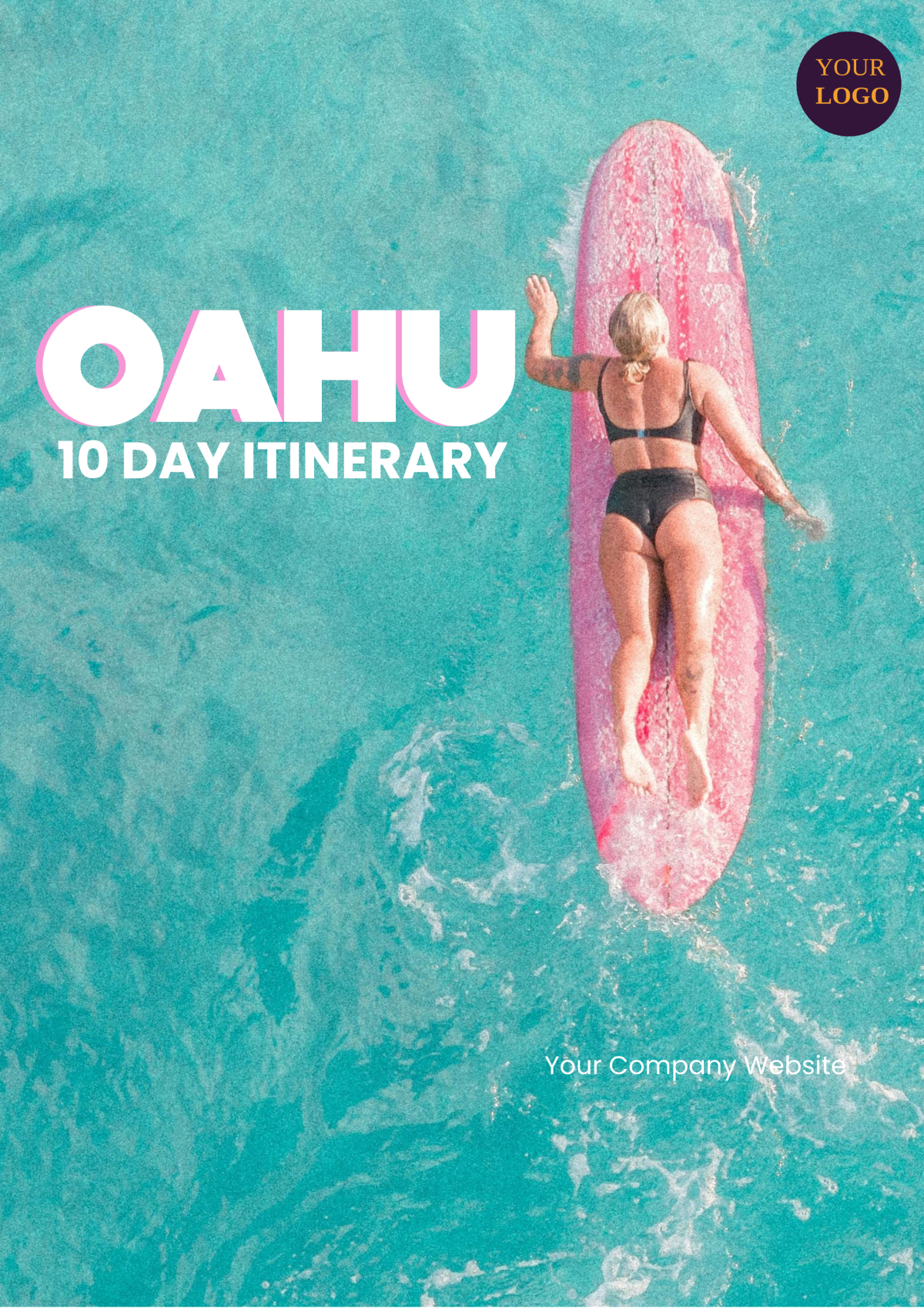 10 Day Oahu Itinerary Template - Edit Online & Download