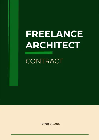 Free Freelance Architect Contract Template to Edit Online