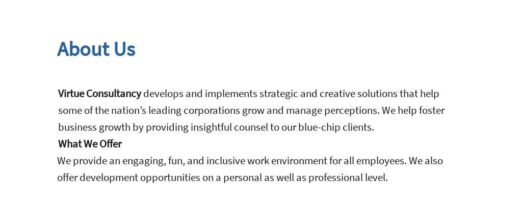 Business communication consultant job description
