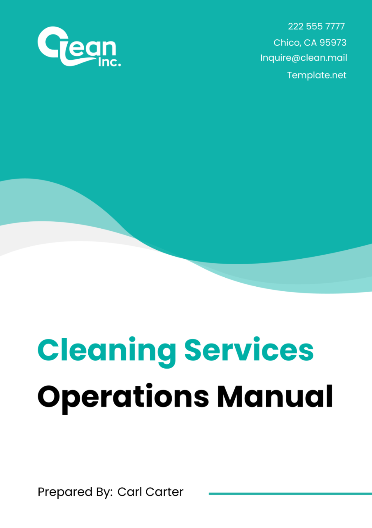 Cleaning Services Operations Manual Template - Edit Online & Download