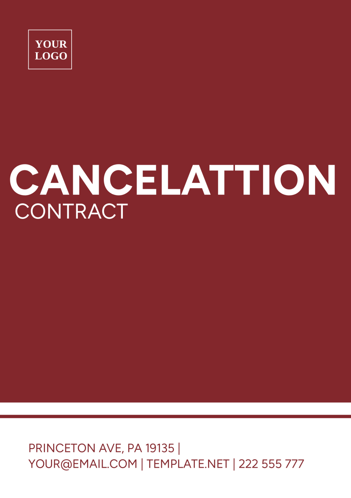 Cancellation Contract Template - Edit Online & Download