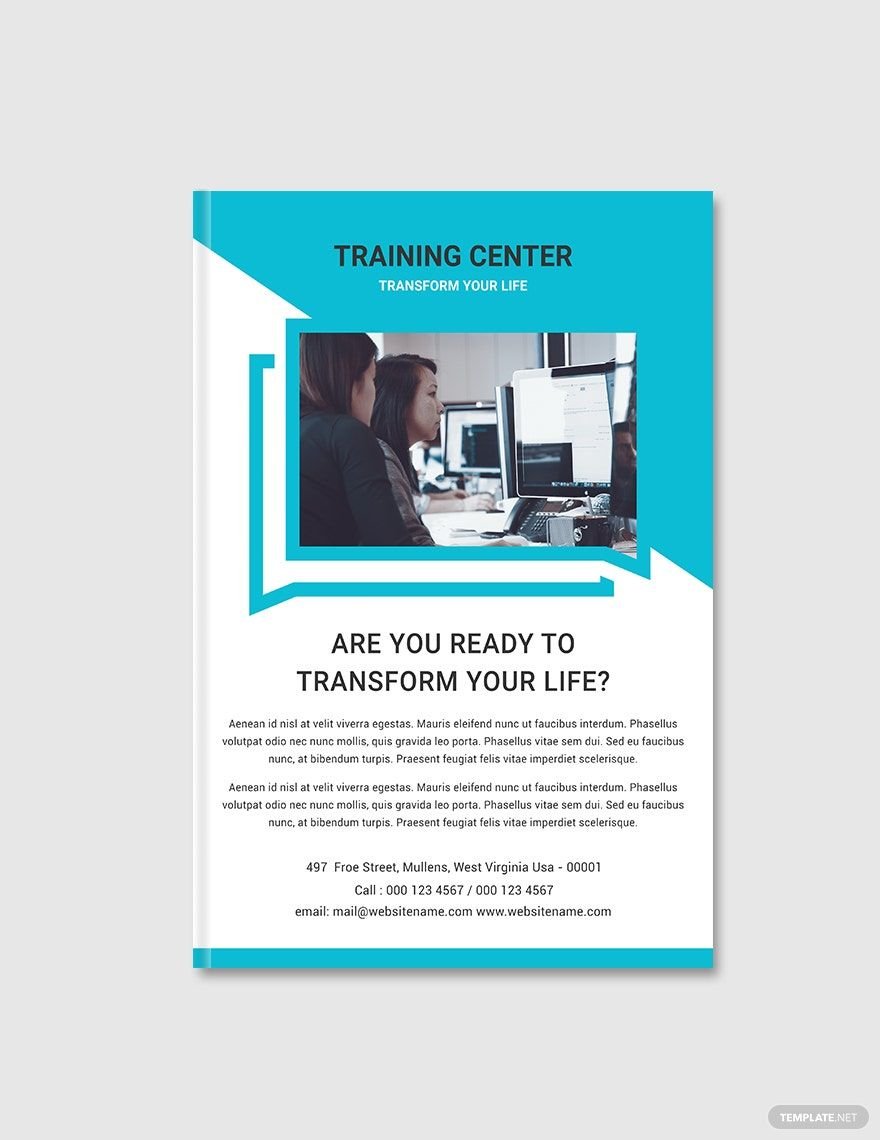 Training Center eBook Cover Page Template