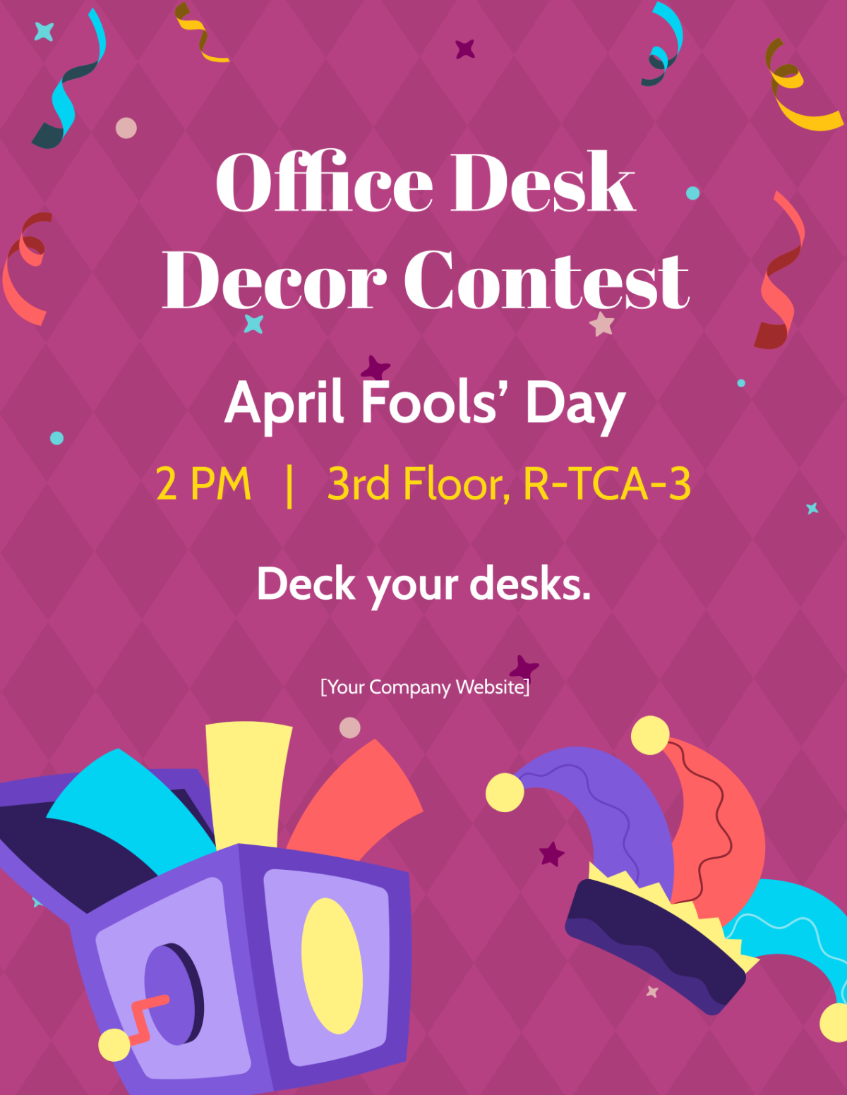 Free Event April Fools’ Day Flyer Template