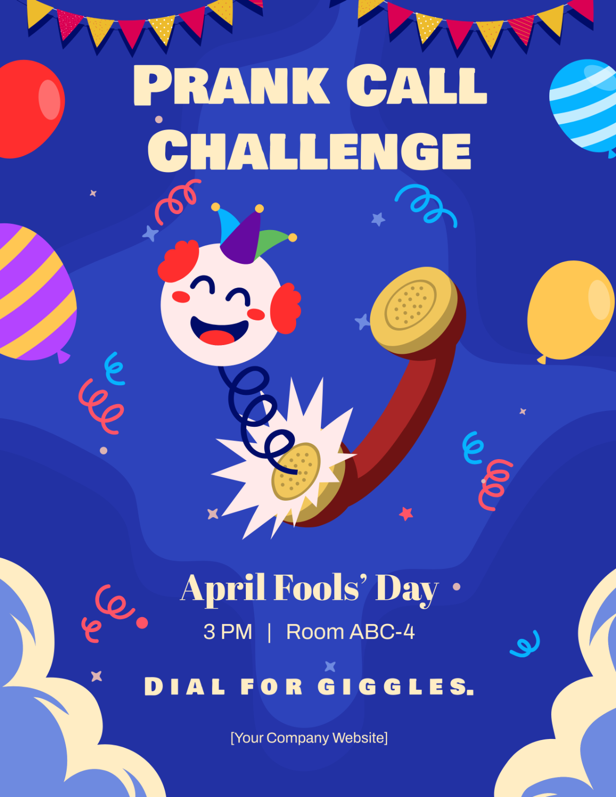 Creative April Fools’ Day Flyer Template