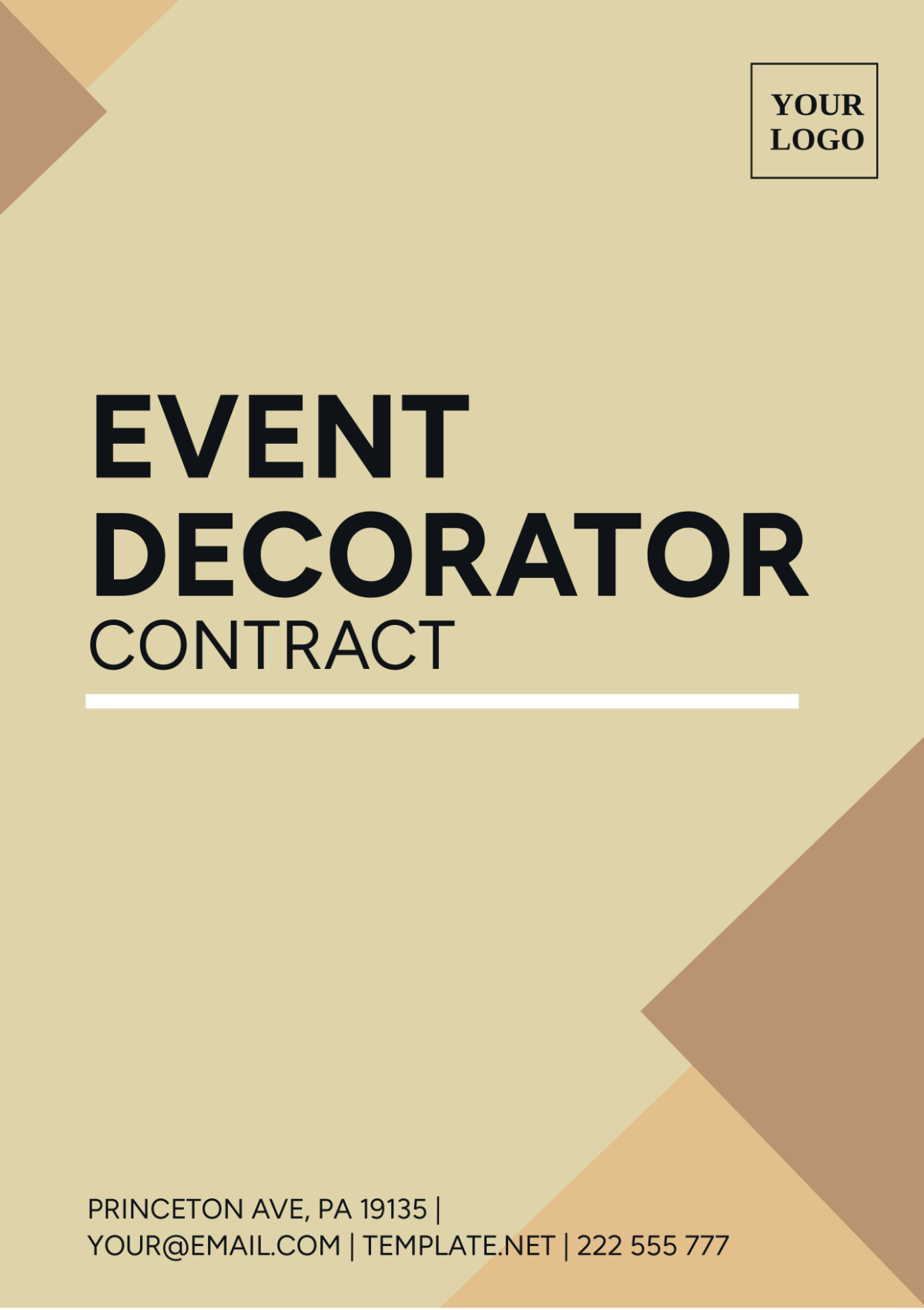 Event Decorator Contract Template - Edit Online & Download