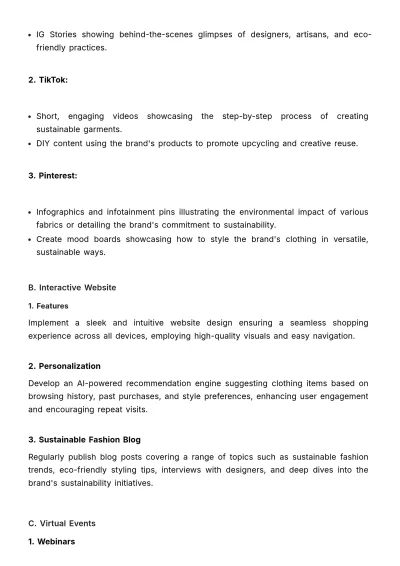 Free Advertising Digital Brand Activation Plan Template to Edit Online