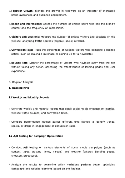Free Advertising Digital Brand Activation Plan Template to Edit Online
