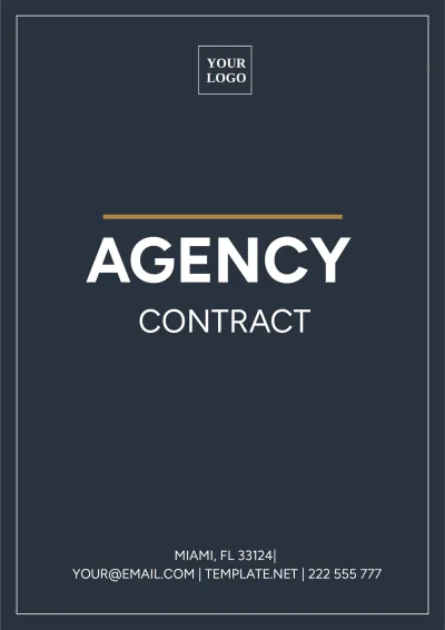 Free Agent Contract Template to Edit Online