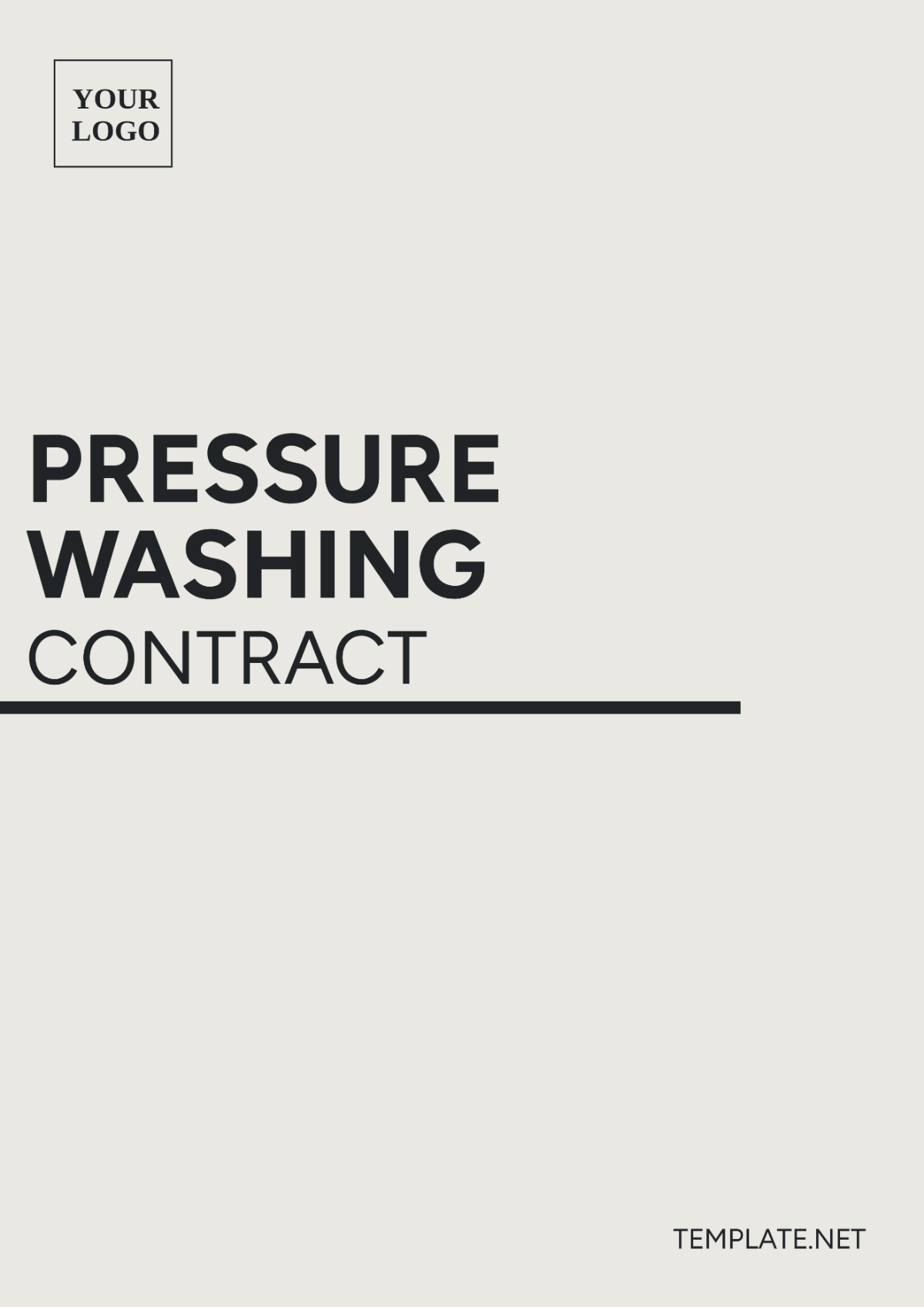 Free Pressure Washing Contract Template To Edit Online Free Pressure Washing Contract Template To Edit Online
