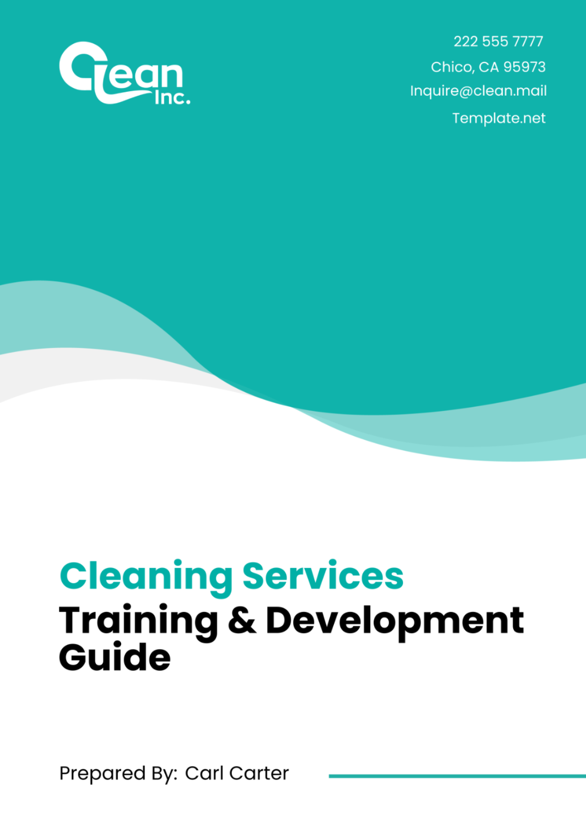 Cleaning Services Training & Development Guide Template - Edit Online & Download