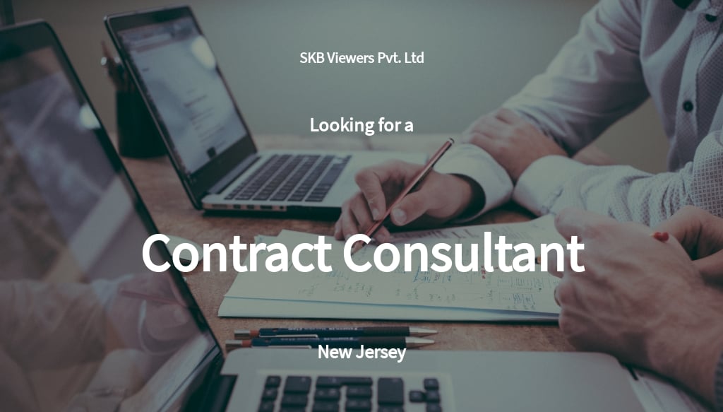 Free Contract Consultant Job Ad and Description Template.jpe
