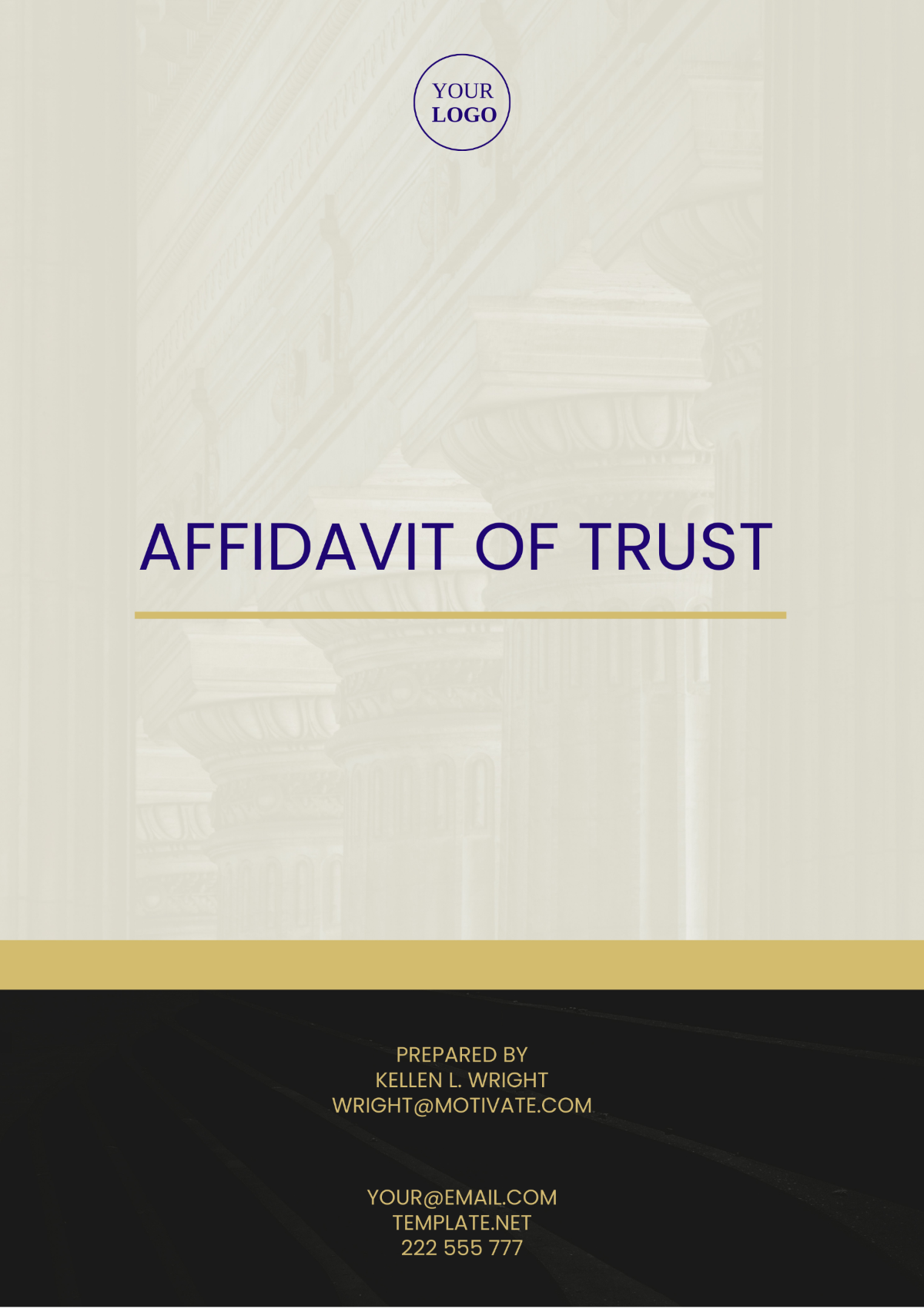 Wyoming Affidavit of Trust Template - Edit Online & Download