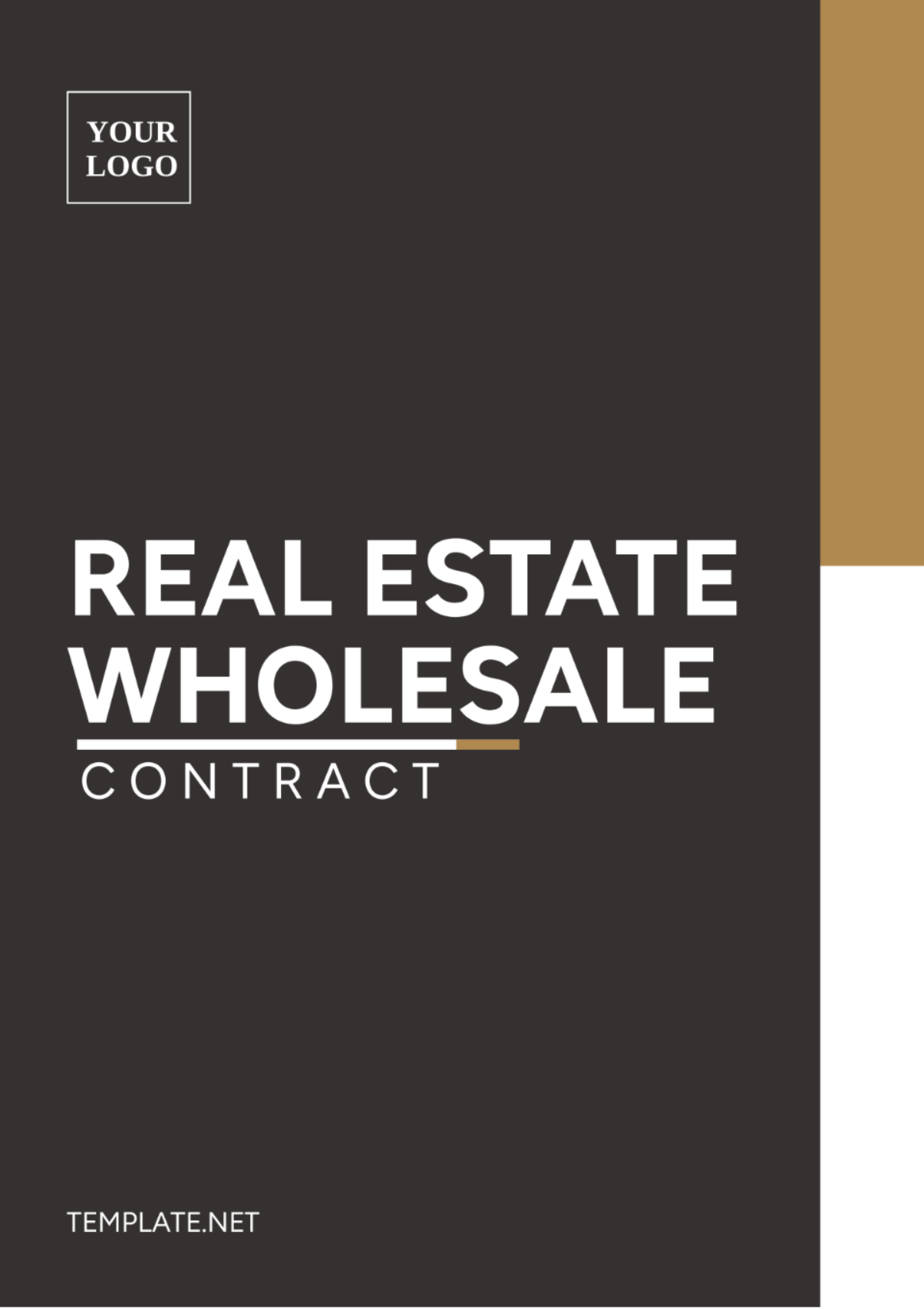 Real Estate Wholesale Contract Template